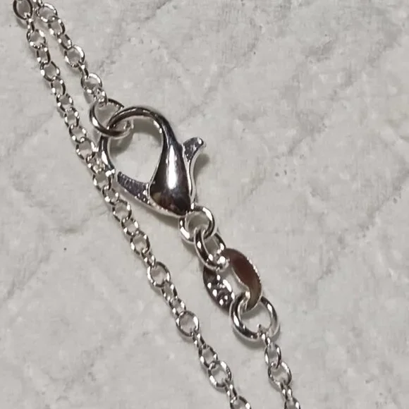 925 Sterling Silver Plated Dream Catcher Necklace - Picture 7 of 11